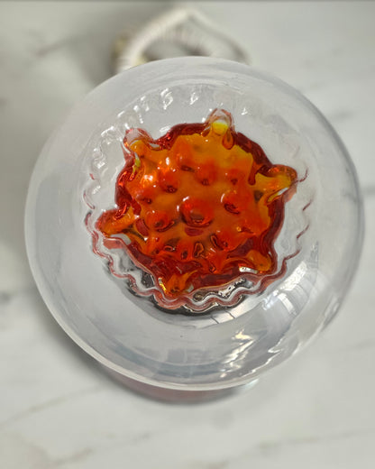 Lampe champignon en verre de Murano, attribuée à Mazzega — Italie, années 1970
