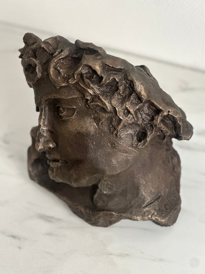 « L'Éphèbe » — Claude Mary, bronze à patine, édition originale numérotée, 1992