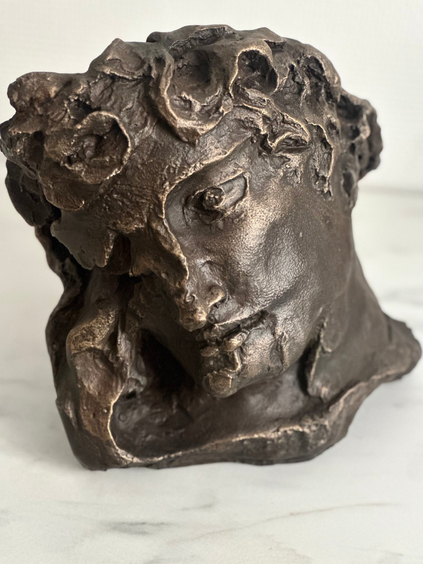 « L'Éphèbe » — Claude Mary, bronze à patine, édition originale numérotée, 1992