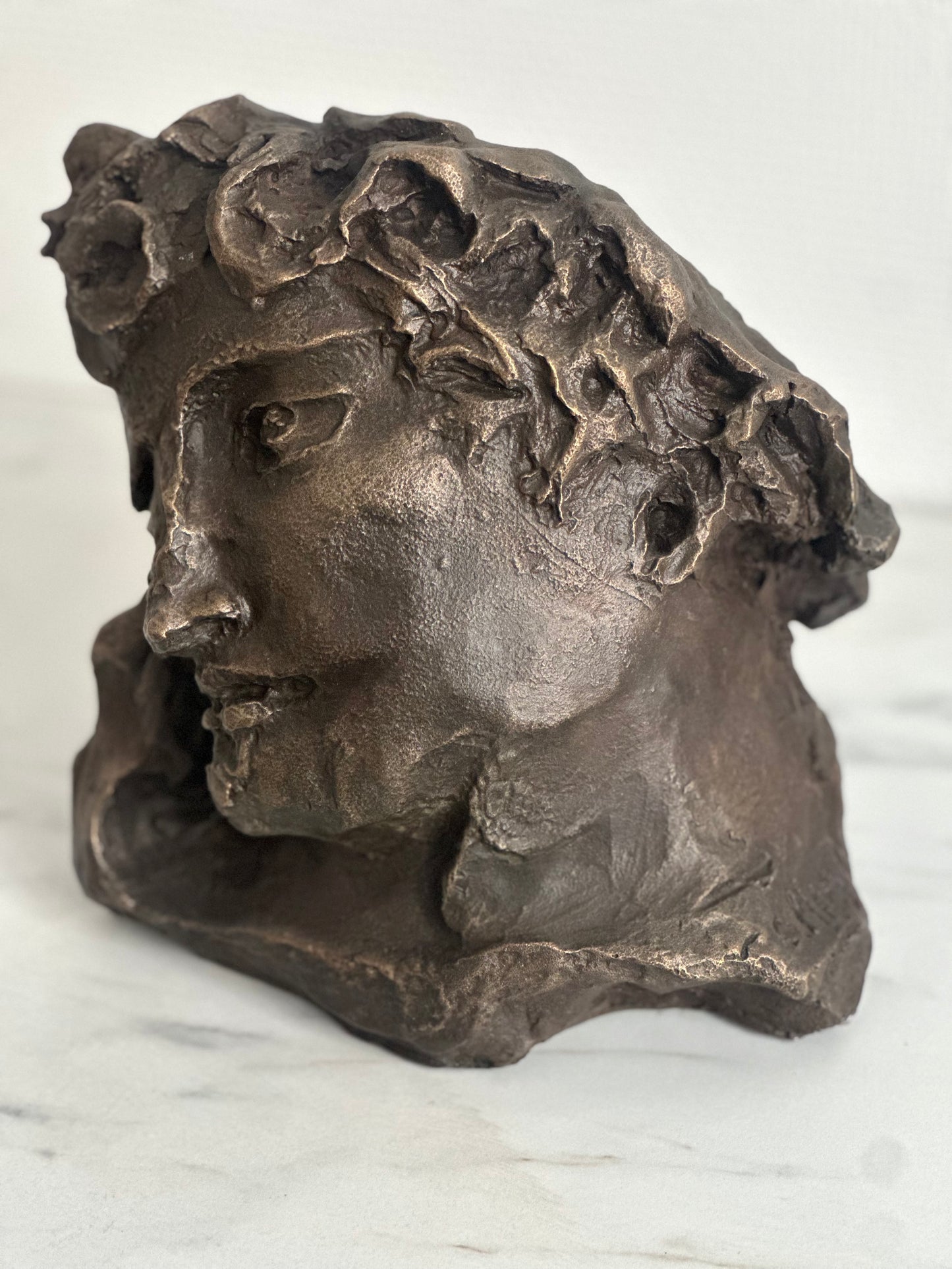 « L'Éphèbe » — Claude Mary, bronze à patine, édition originale numérotée, 1992