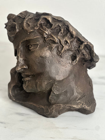 « L'Éphèbe » — Claude Mary, bronze à patine, édition originale numérotée, 1992