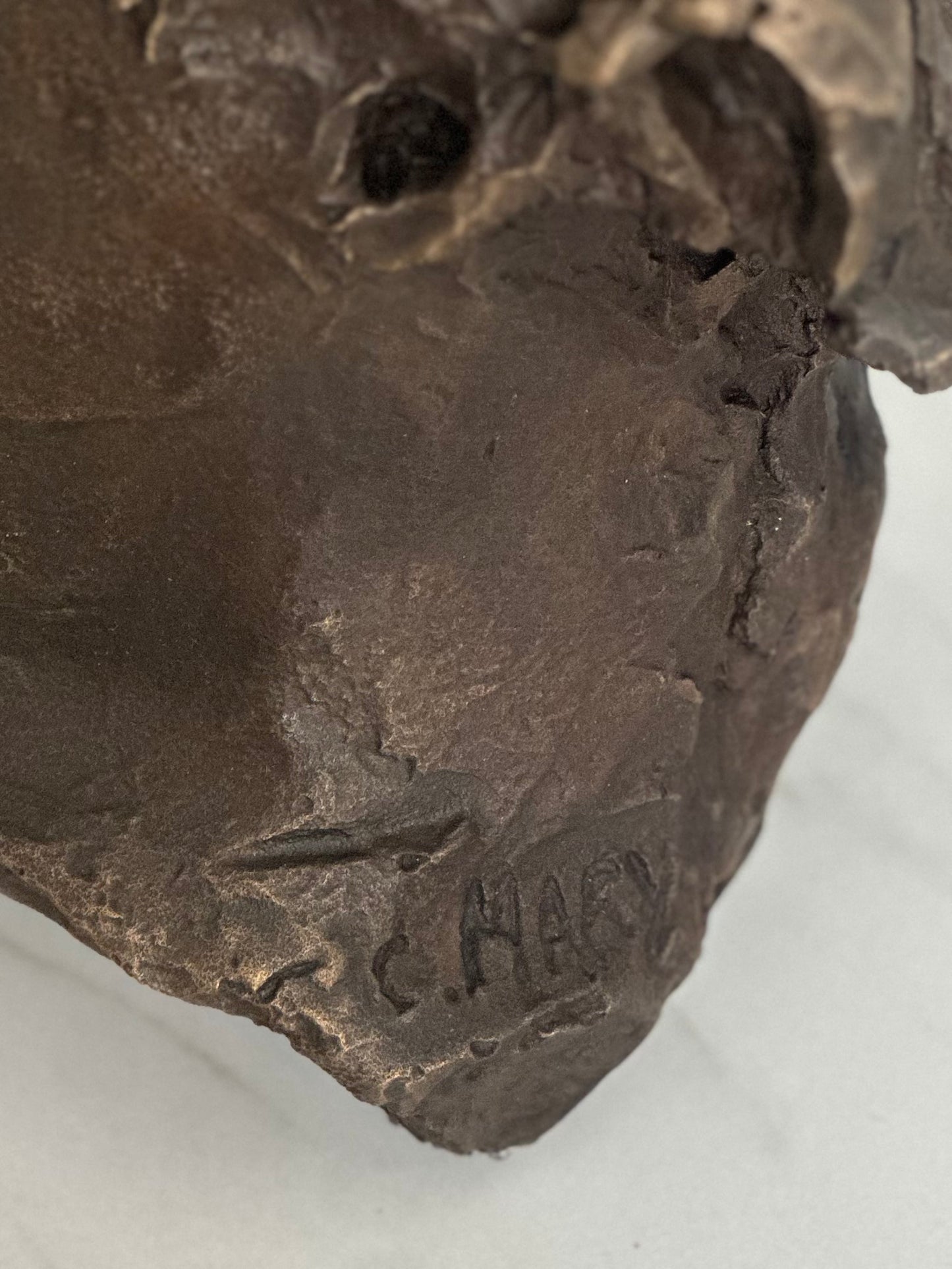« L'Éphèbe » — Claude Mary, bronze à patine, édition originale numérotée, 1992