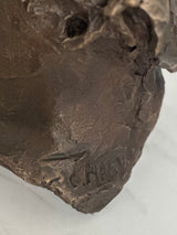 « L'Éphèbe » — Claude Mary, bronze à patine, édition originale numérotée, 1992