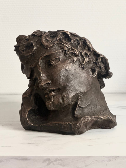 « L'Éphèbe » — Claude Mary, bronze à patine, édition originale numérotée, 1992